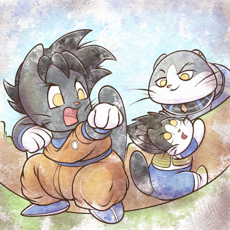 Pawesome Gatitos Ball Z