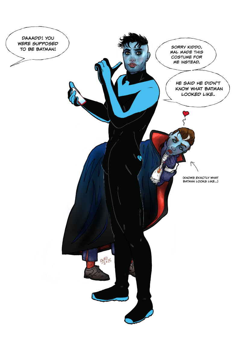 American Prince Divinity : Halloween Art 2025 Page 2